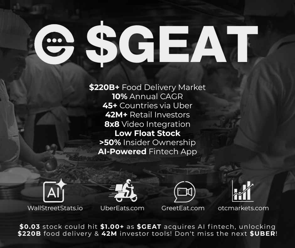 angelo_alayan's tweet photo. ALERT: $GEAT AT $0.03! READY TO EXPLODE TO $0.05+ IN A BLINK! Why? Majority broker buzz (consensus from OTC watchers like InvestorsHub & TipRanks scans) screams 67% INSTANT pop on low-float squeeze + catalysts stacking. GEM.
THIS is your Uber Eats x AI play. $NVDA $BNCM $BTC https://t.co/F8QD0n2XC3