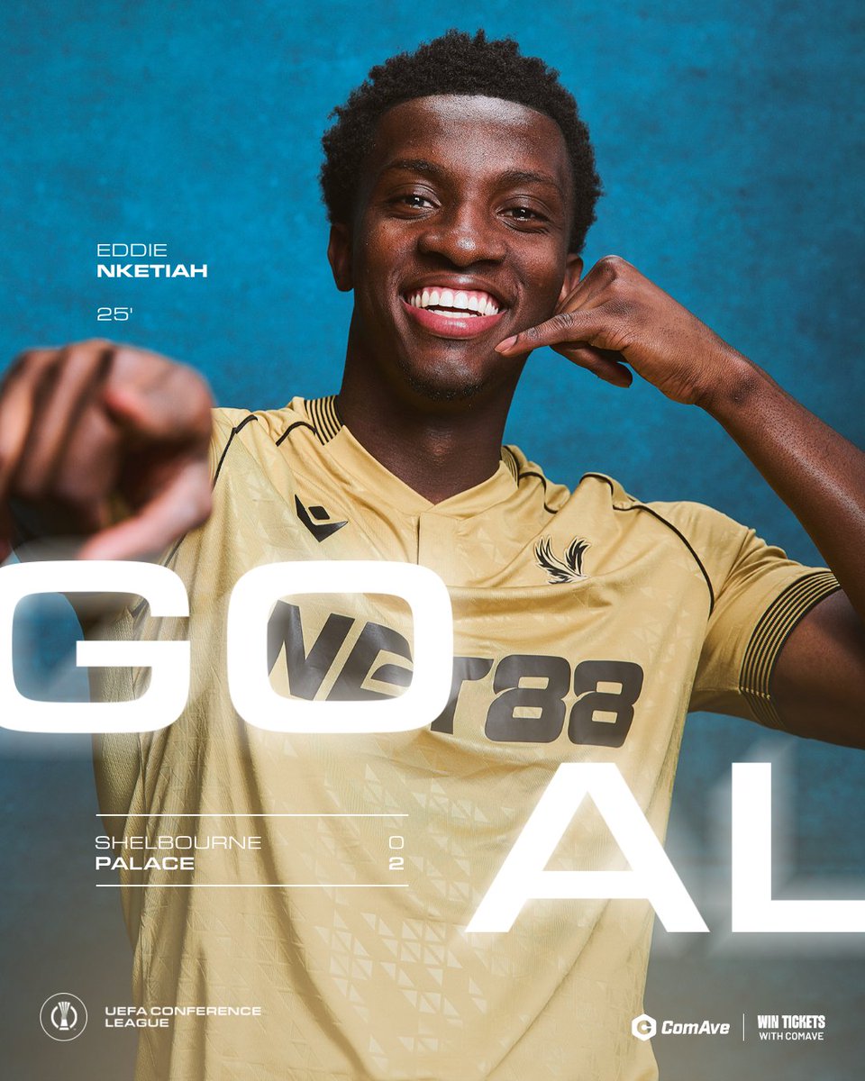 CPFC's tweet image. Eddie Nketiah, he's still in the room 📞

It's TWO in Dublin.