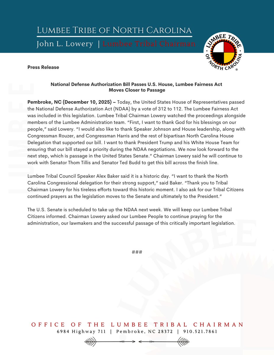 Lumbee Tribe (@Lumbee_Official) / Posts / X