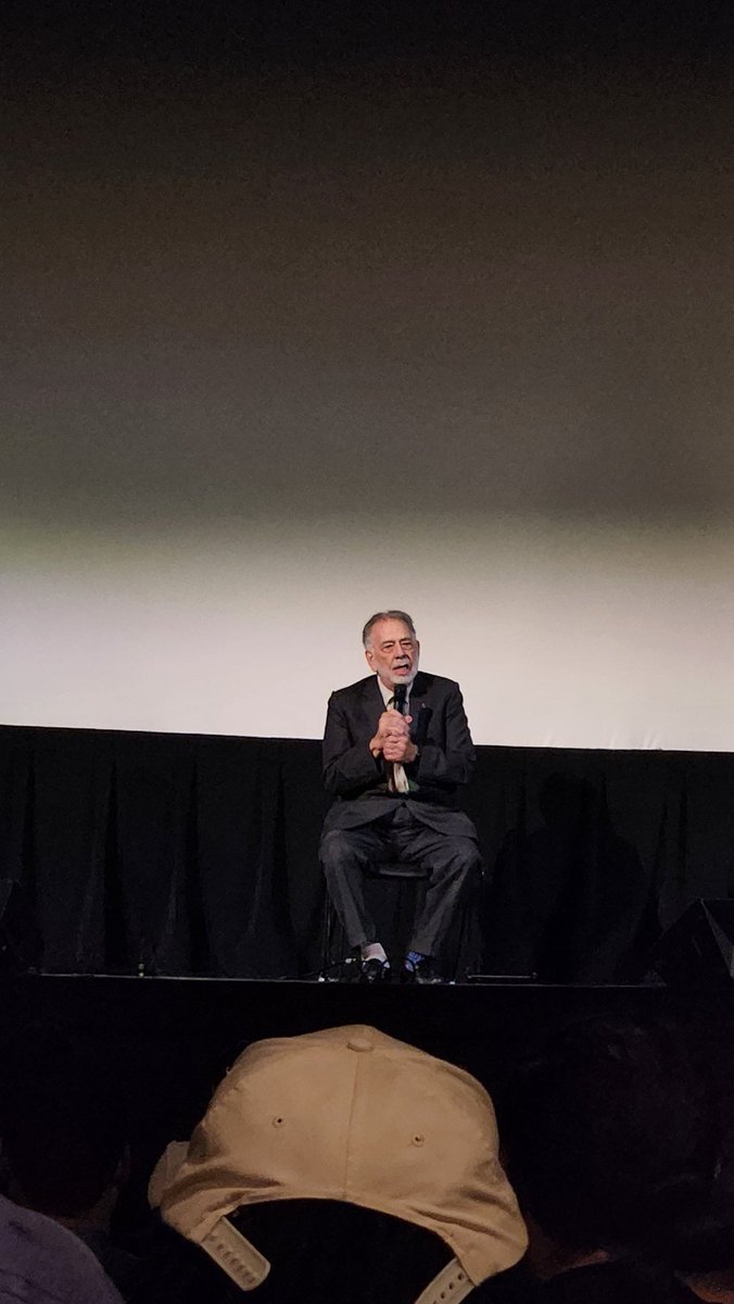 Hulainnn's tweet photo. @DiscussingFilm Got to see it back in July with a QnA with the man himself one of the coolest movie going experiences ive ever had https://t.co/JTv55PzTZy