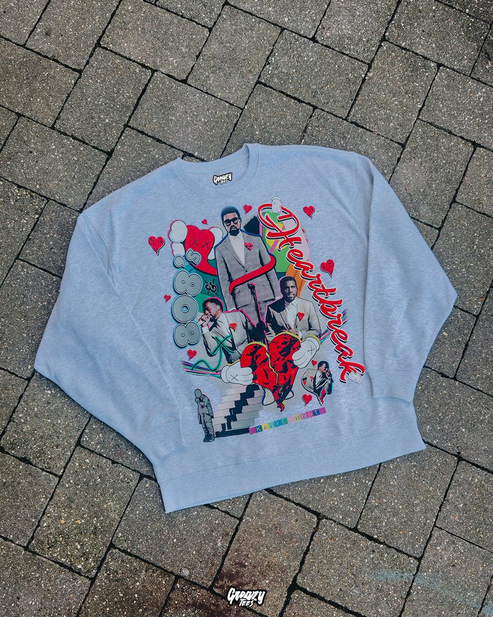 GreazyTees's tweet image. 808’s SWEAT &amp;amp; PINOCCHIO STORY TEE 💔

these grey heather sweats are too cozy! also really love this Pinocchio story graphic we whipped up, the colours came out crazy.

Drop 12 arrives Friday 8PM GMT 🤶

#greazytees #kanye #kanyewest #808sandheartbreak #pinocchiostory