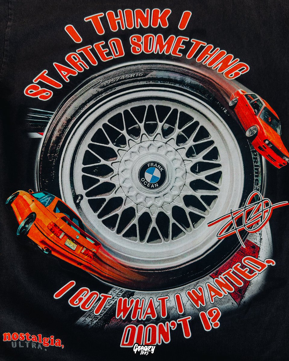 GreazyTees's tweet image. NOSTALGIA ULTRA TEE 🧡

Ahhh what a tape. It really does live up to the name being the most nostalgic piece of music ever, it’s so 2011. Life really peaked when this dropped, the perfect summer album to blast with the windows down. Extra points if you had the e30 to match, I know