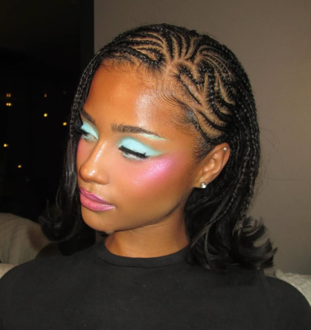 tylasgirl's tweet image. tyla's glam by paintedbyesther 🩵🩷