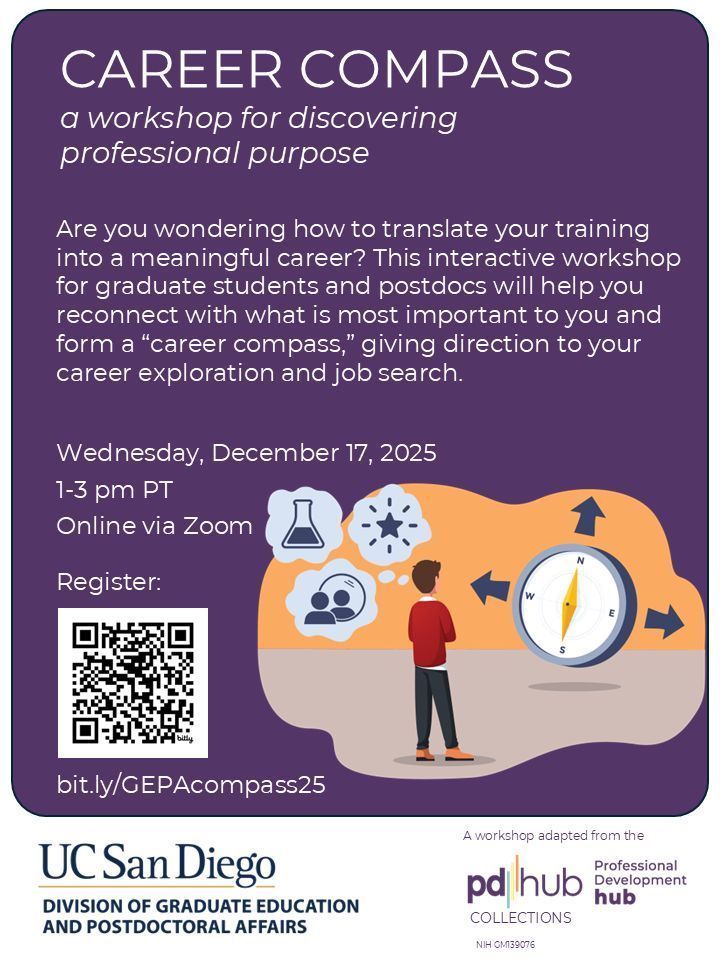 UCSD Postdoctoral Association tweet media