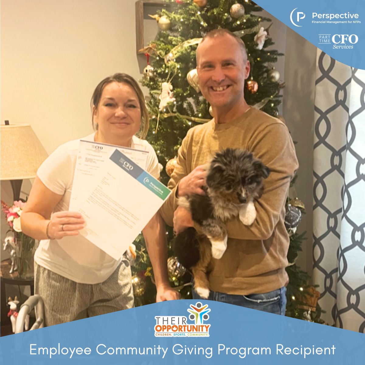 PTCFO's tweet image. Anna, Taiwo &amp;amp; Ange visited the Down Syndrome Association of Peterborough to present donations through our Community Giving Program. Anna also selected Their Opportunity Minor Sports Corp., supporting youth through sport-for-development programs.   #communitygiving #giveback