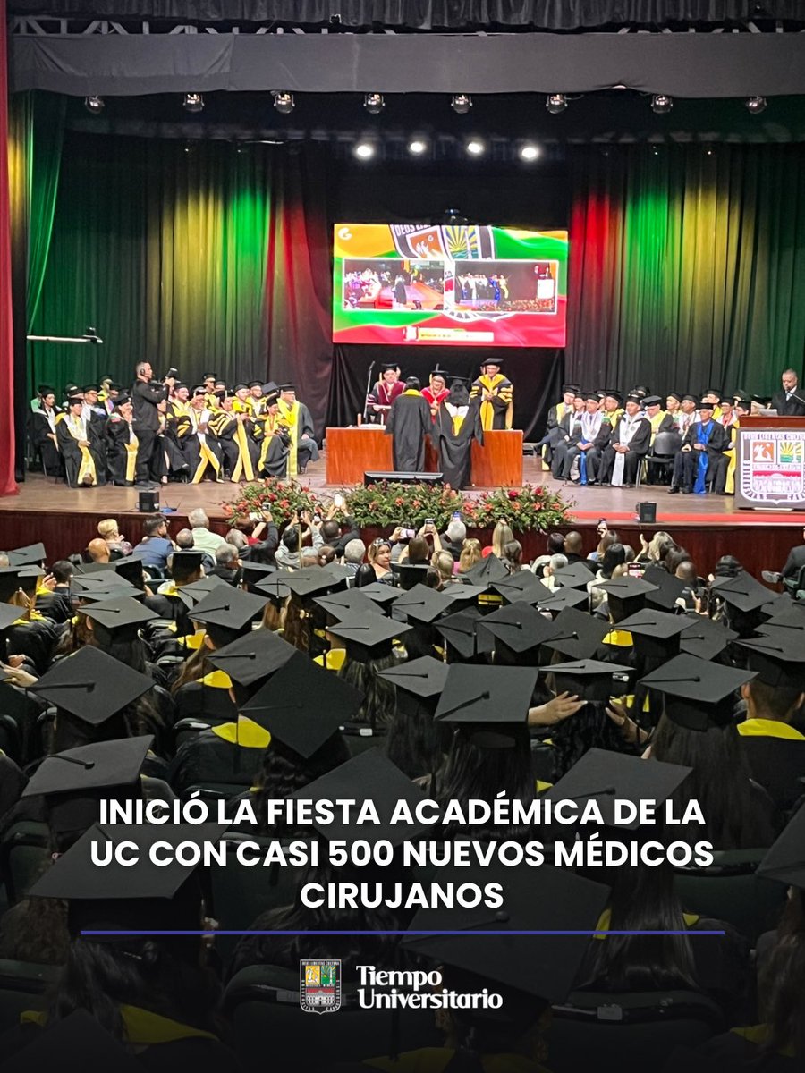 #Noticias <a href="/UCarabobo/">Universidad de Carabobo</a> graduó cerca de 500 médicos cirujanos en el primer día de Fiesta Académica || Rectora y autoridades presidieron actos de grado de este jueves #11Dic 

instagram.com/p/DSIwaWGkarp/…