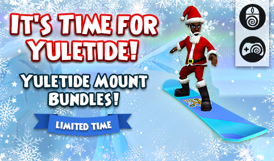 See you on the slopes! 🏂

Yuletide mount bundles are in the PC and Console Crown Shop! Get the Double Snowboard Bundle, Candy Cane Bundle, and the Polaris Express Mega Bundle now through 12/14! wizard101.com/game/yuletide-… #Wizard101