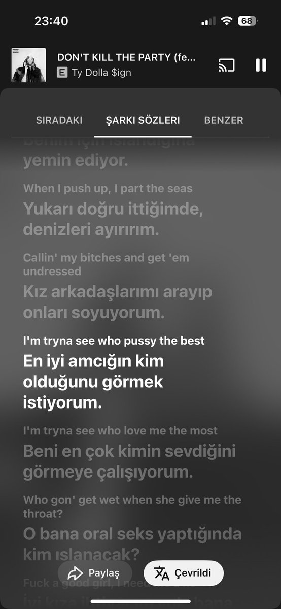 Youtube musıc çeviri özelliği getirmiş