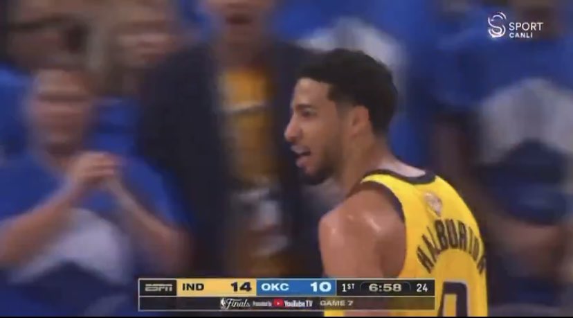 BennFanatic's tweet image. This was it.

This was the moment I was fully convinced the Indiana Pacers were winning their first NBA championship.