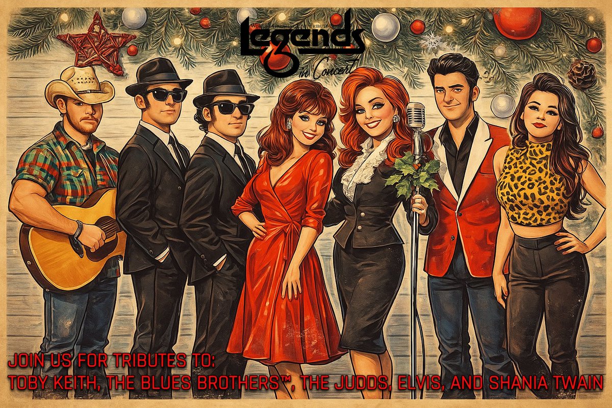 Spend your #saturdaynight with us! Show tonight at 8pm.🤠🎄😎🎶