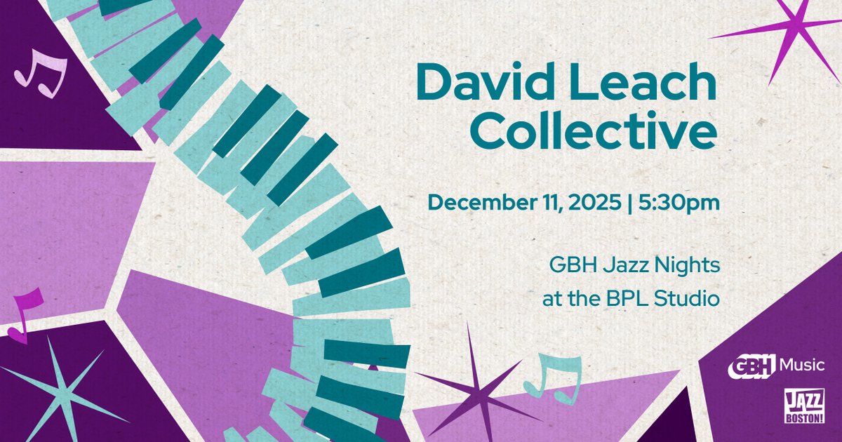 There's free jazz at the <a href="/BPLBoston/">Boston Public Library</a> TONIGHT! Come to the Copley Square branch at 5:30pm to warm up and hear the David Leach Collective, live from GBH’s studio at the Newsfeed Cafe. See you there!