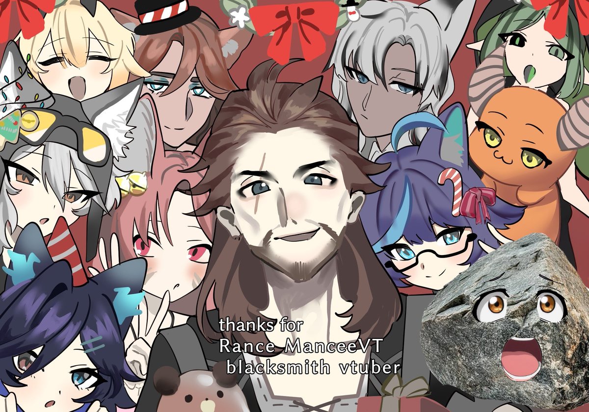 Happy holidays from me and all of my friends at dream time i hope the holiday season is treating everyone well! #Vtuber