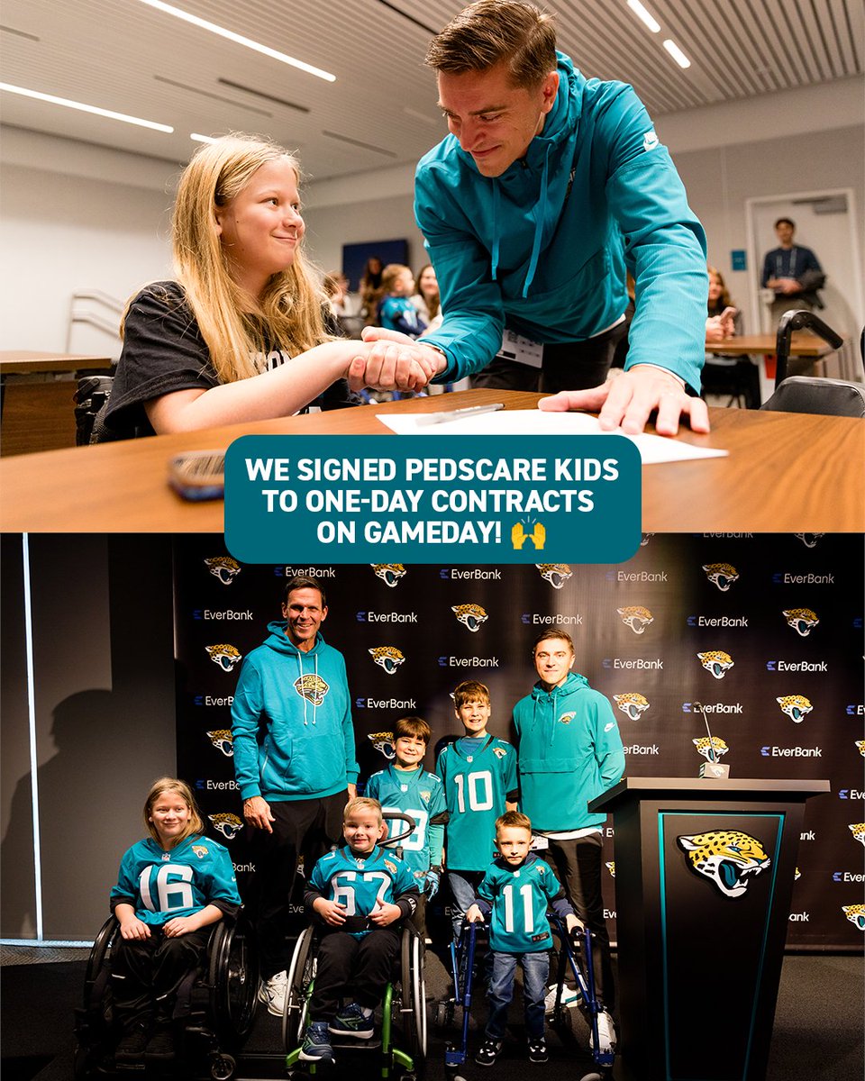 Jaguars for a Day 🥹

@EverBank | #DUUUVAL 