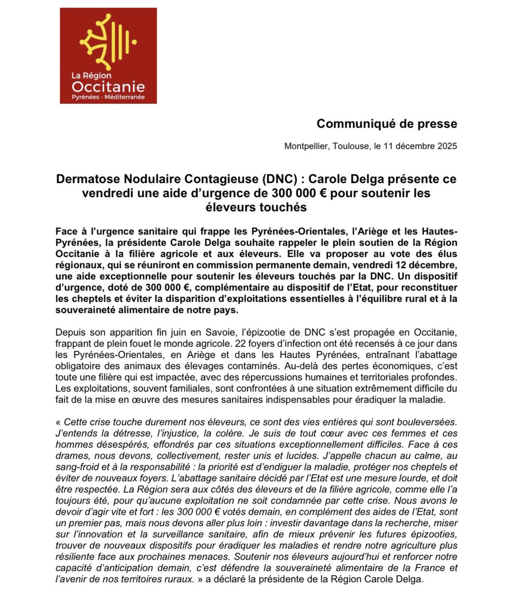 Carole Delga tweet media