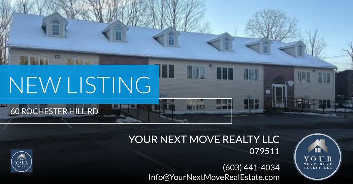 YourNextMoveNH's tweet image. 📍 New Listing 📍 Take a look at this fantastic new property that just hit the market located at 60 Rochester Hill Rd Unit #8 in Rochester. Reach out here or at (603) 441-4034 for more infor... homeforsale.at/60_ROCHESTER_H…