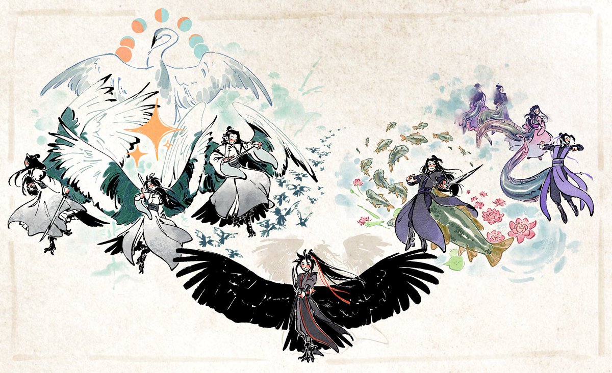 fluffylzrd's tweet image. The origins of the Demonic Bird

[Drawing style experiment]

#MDZS #WeiWuxian #WeiYing #CrowXian #CangseSanren #WeiChangze #BaoshanSanren #JiangSect