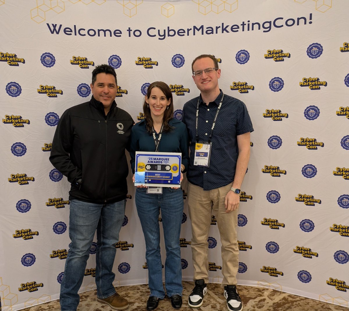 StaySafeOnline's tweet photo. We were honored to win Best Cybersecurity Event at the #CyberMarketingCon Marquee Awards this week for our CONVENE conferences! Thank you to the panel of judges and the @CyberMSociety

See for yourself what makes Convene special! https://t.co/W0OrGszUSG https://t.co/ynj9xGZFIT