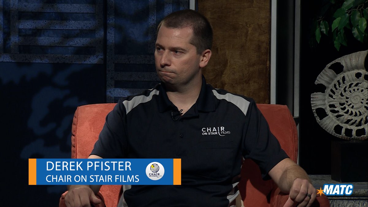 COSFilmsINC's tweet image. Huge thanks to the team at MATC Milwaukee for welcoming Chair on Stair Films’ own Derek Pfister to the set last month!

Derek enjoyed sharing insights about his filmmaking journey and the industry experience he’s gained throughout the years.

#filmmaking #television #MATC #film