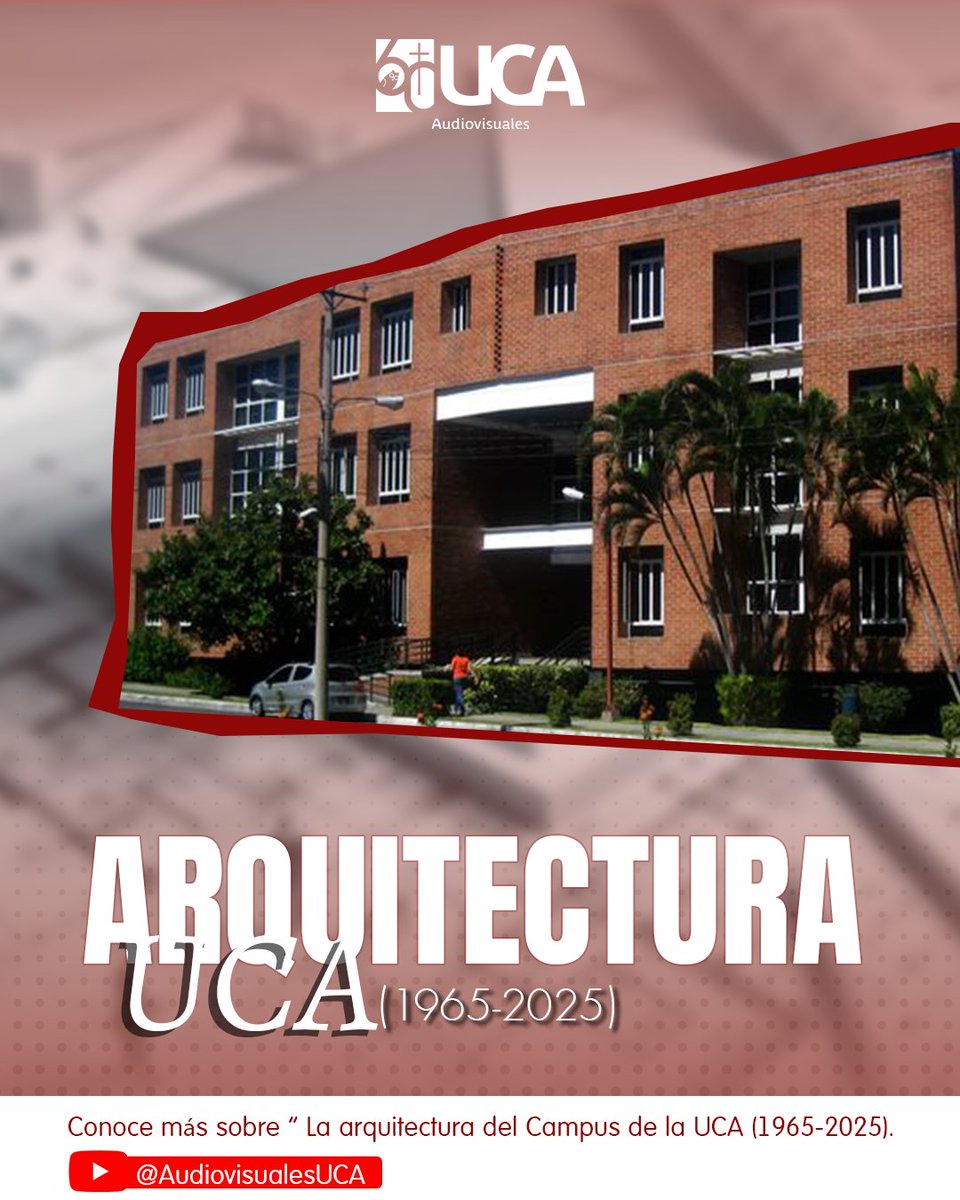 60 años de historia, creatividad y pasión por el espacio construido 🏛️✨
Descubre 60 años de arquitectura UCA: Testimonio de tres hacedores.
▶️No te pierdas el vídeo en nuestro YouTube Audiovisuales UCA: youtu.be/KkNLhEN92s4

#Arquitectura #ElSalvador #2026 #UCA