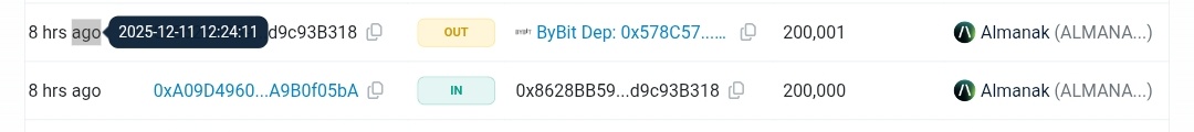 monadicku's tweet photo. @NeoAlmanak @almanak Before the claims were even opened, several wallets sent large amounts of tokens to exchanges. These are just two of those wallets. You still have no shame in lying to people. https://t.co/hlGG4ZMLxc