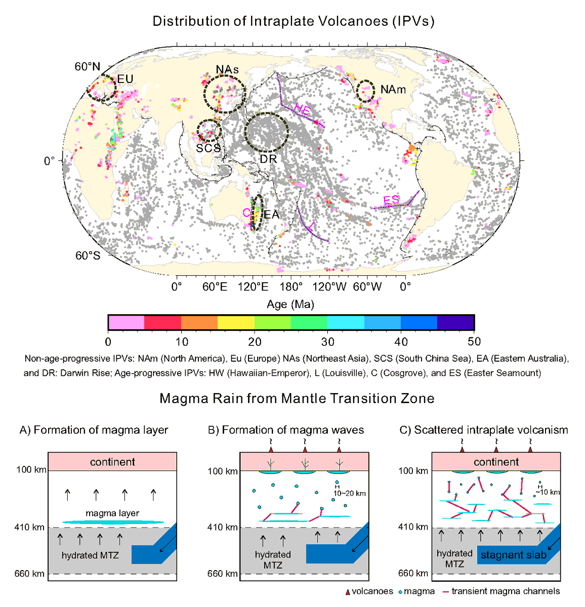 GSAPublications's tweet photo. Did you know that magma can ascend like rain through the upper mantle? Learn more from this new #Geology paper by Changyeol Lee and colleagues: https://t.co/AlacYXBLeD.
#GSAPubs #IntraplateVolcanism #Geodynamics #Magmatic https://t.co/Way60itQrq