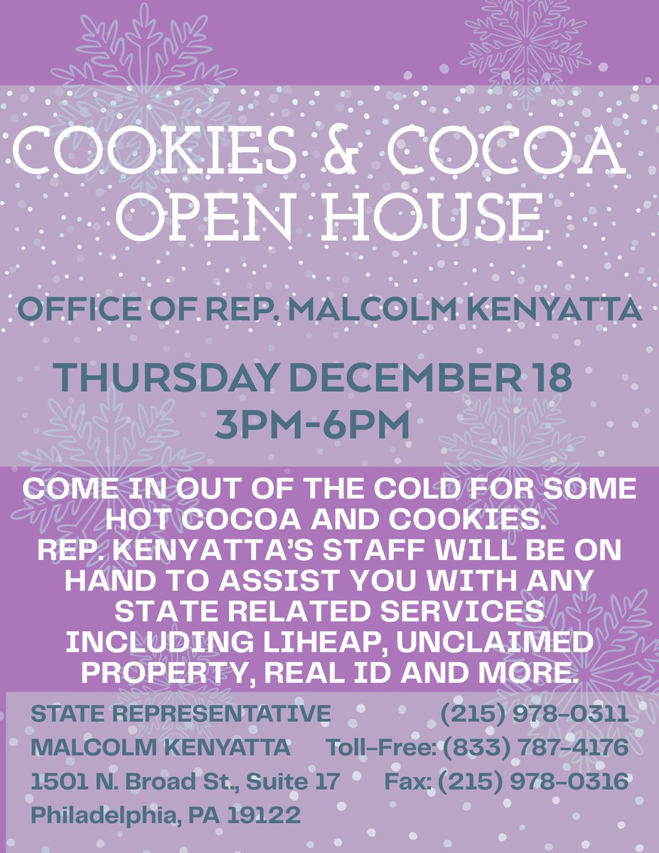 State Representative Malcolm Kenyatta tweet media