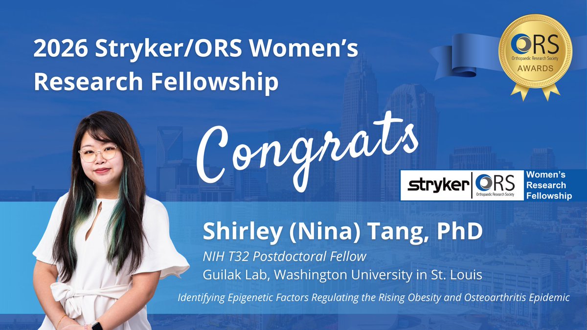 Orthopaedic Research Society tweet media