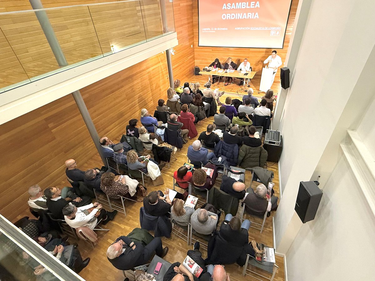 Esta tarde, hemos celebrado la asamblea ordinaria de la agrupación.

💪🏻Nuevas ideas, energía y trabajo para presentar una alternativa fuerte a la desastrosa gestión de Conrado Escobar.

#LogroñoMereceMás