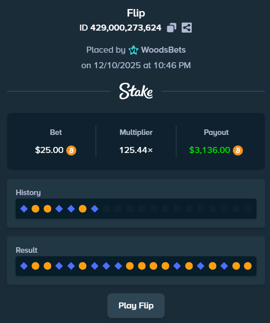 I love <a href="/Stake/">Stake.com</a>