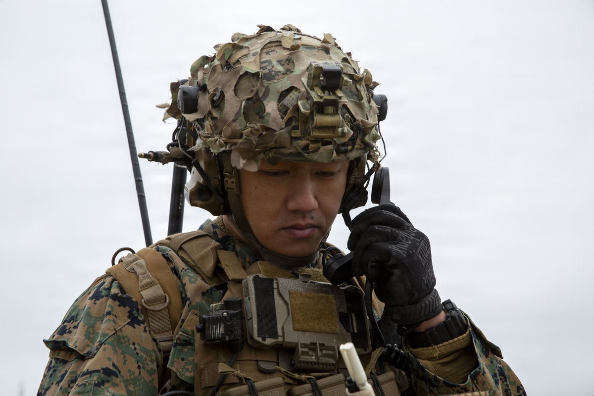 USMC's tweet image. #Marines with @marforres takes part in a tactical air-control party (TACP) exercise at Rattlesnake Range, Hattiesburg, Mississippi.

TACP exercises prepare prospective joint terminal attack controllers and joint fires observers for formal schools.

#USMC #SemperFi #Training