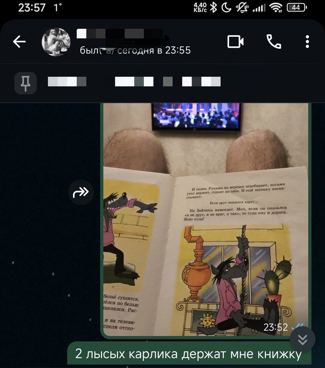 Заигрываю с молодухой, пока читаю дочке книжку.