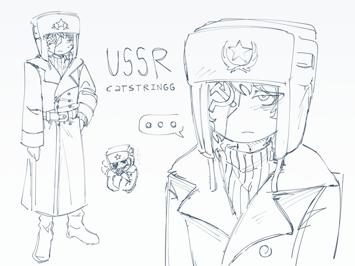 Catstringg's tweet image. USSR doodles
#CountryHumans