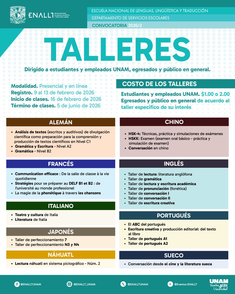 ENALLT UNAM tweet media