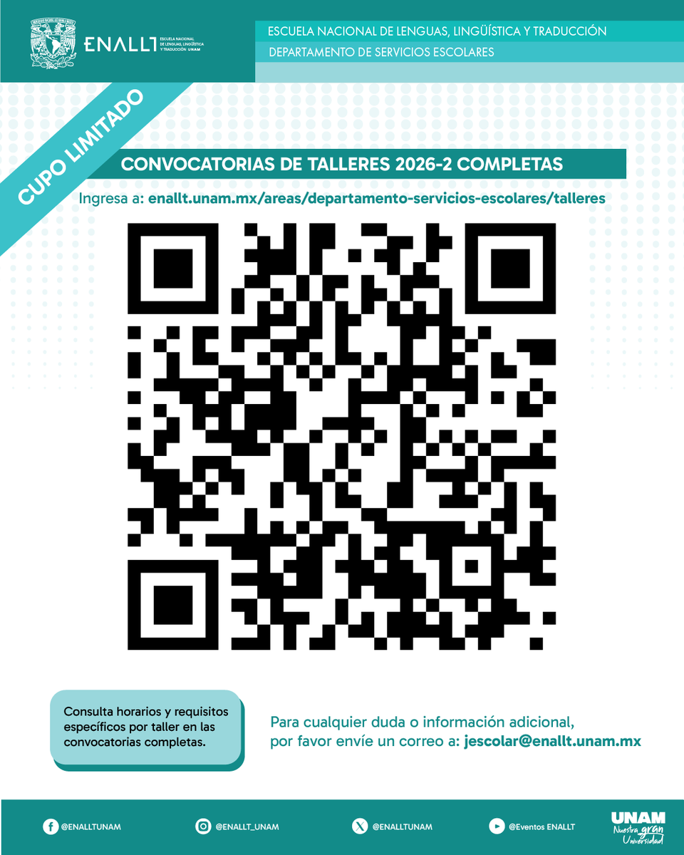 ENALLT UNAM tweet media