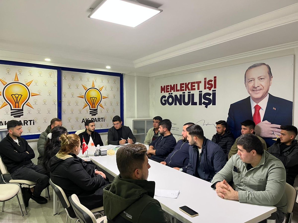 Aksu Gençlik Kollarımız Haftalık Olağan Yönetim Kurulu Toplantısına Katılım Sağladık.