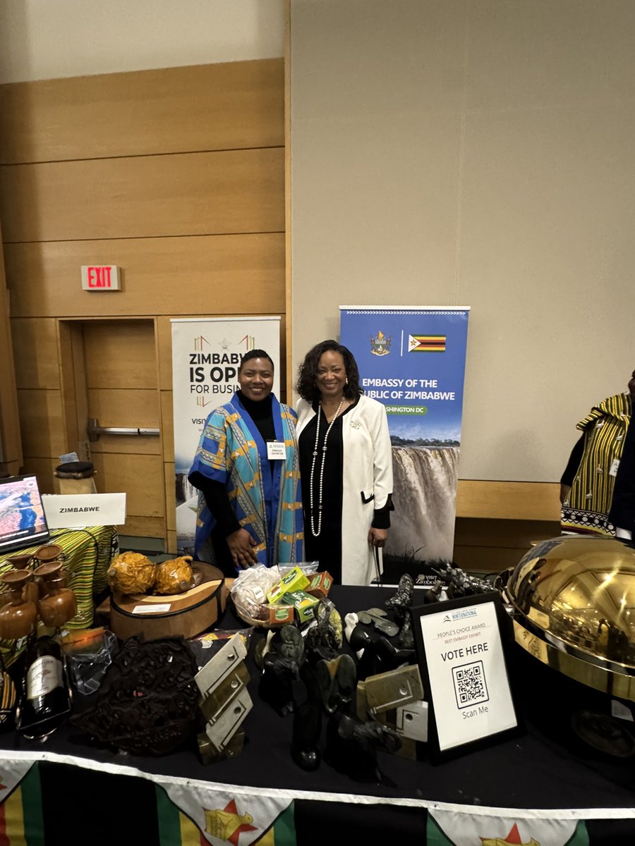 1/2 To enhance destination visibility in the US market, the Mission participated in the 12th Annual Embassy Showcase WINTERNATIONAL held on 09 Dec at Ronald Reagan Building and International Trade Center. It attracted over 60 Embassies and thousands visitors.#ExperienceZimbabwe