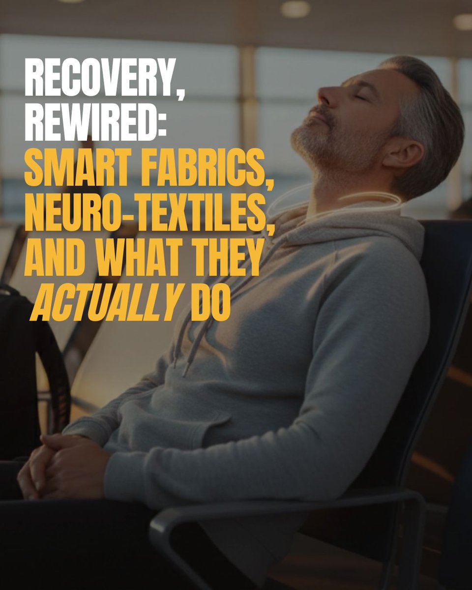 fitteroverfifty's tweet photo. Smart fabrics. Infrared shirts. Neuro-textiles. 

With Intelligent Threads, we break down what’s real, what’s noise, and how to test recovery tools like a grown adult.

Read: https://t.co/qHWnzwwXYH
Watch: https://t.co/IKVTPT2iGT

#FitterOverFifty #AgeDefiantly #RecoveryScience https://t.co/h0FEtlMZsI