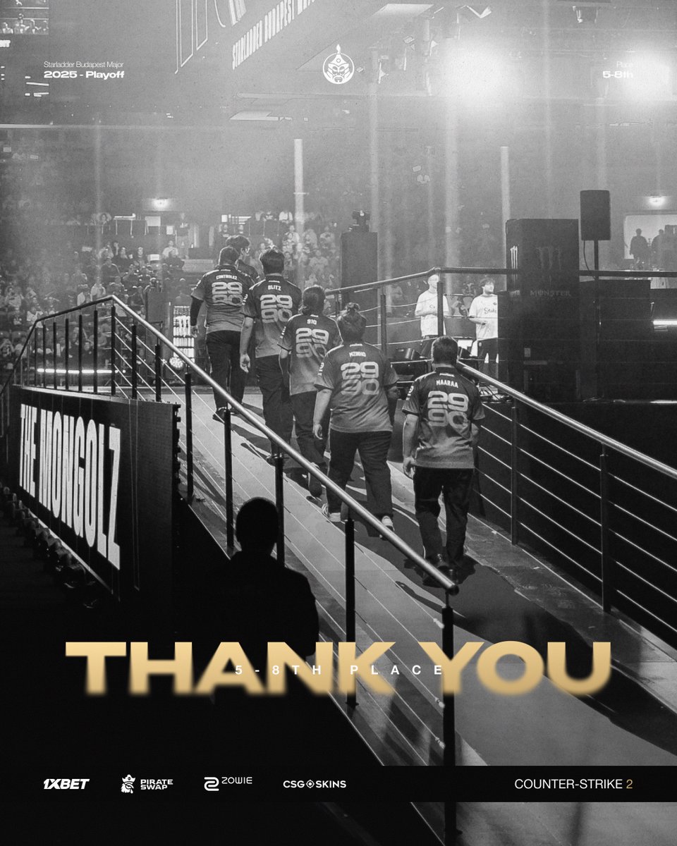Budapest Major ends here for us.

Not the result we hoped for, but we own it, and move forward.

Horde, thank you.
Every cheer, every message, every late night watch,  we heard you, loud and clear.

A man can be destroyed, but not defeated.
Same goes for a Horde that stands