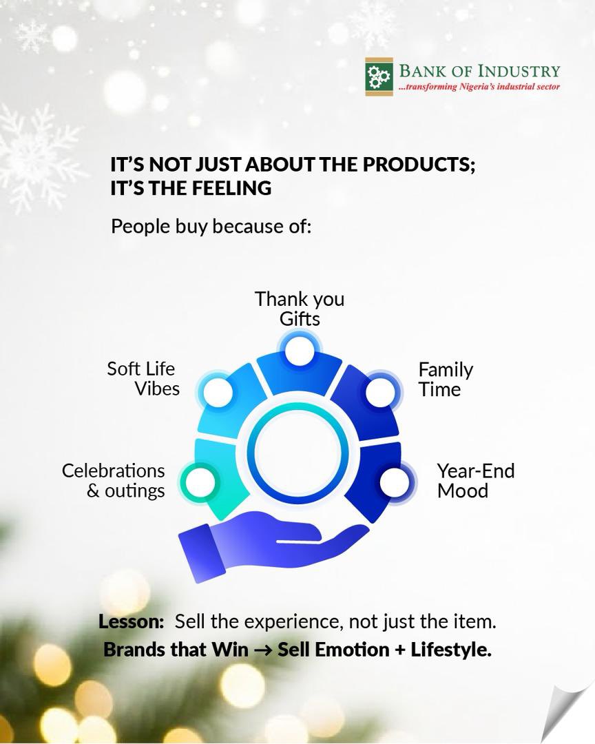 BOINigeria's tweet photo. Detty December is here, and while everyone is outside, smart businesses are cashing in.

This is your sign to package your offer, show up consistently, and make this your most profitable December yet!”

#BOIInsights #ThisisBOI #DettyDecember https://t.co/5IbGqDJQQz