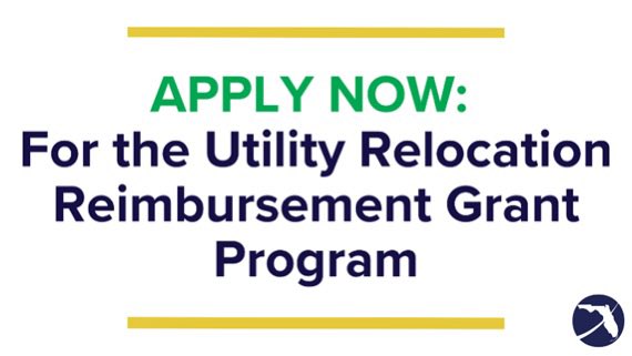 The Utility Relocation Reimbursement Grant Program is open!

Apply Now >> bit.ly/4rpGjmk