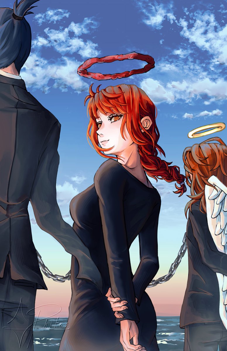 phi1os's tweet photo. always an awkward crop 🤕

#csm #chainsawman #makima #fanart https://t.co/Tfky0iRKBl