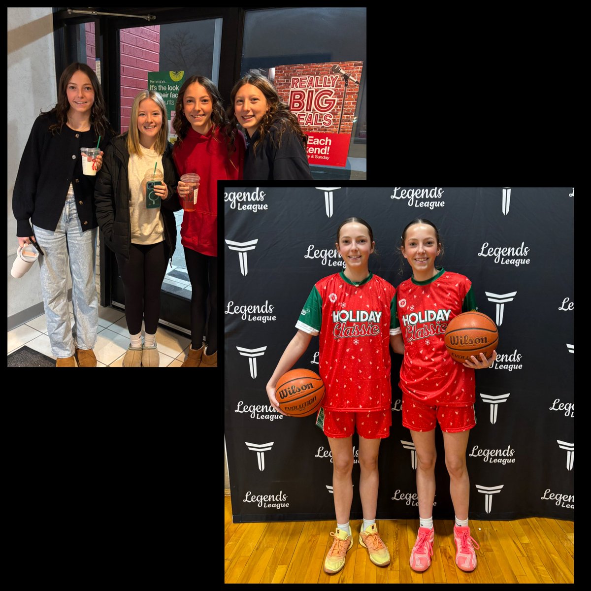 Dodi3Poynter's tweet photo. Weekend of service!! Early a.m. Sat. for Clothe A Child shopping w/ less fortunate kids. Hooping in the #HolidayClassic on Sunday. The gym was packed and the energy⚡️! Tip to buzzer kind of day. What a great community event. 🎅@Helen_Poynter3 @Emma3Poynter #MoreThanStats ❤️ https://t.co/0sFFIdZfeJ