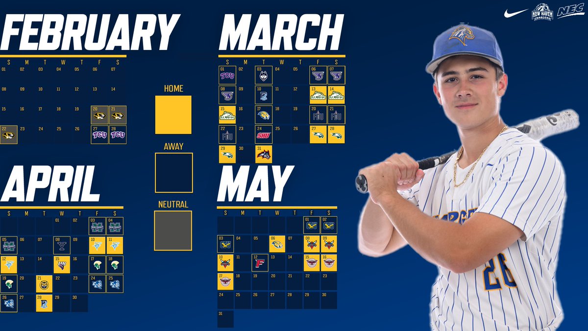 UNewHaven Chargers Athletics tweet media