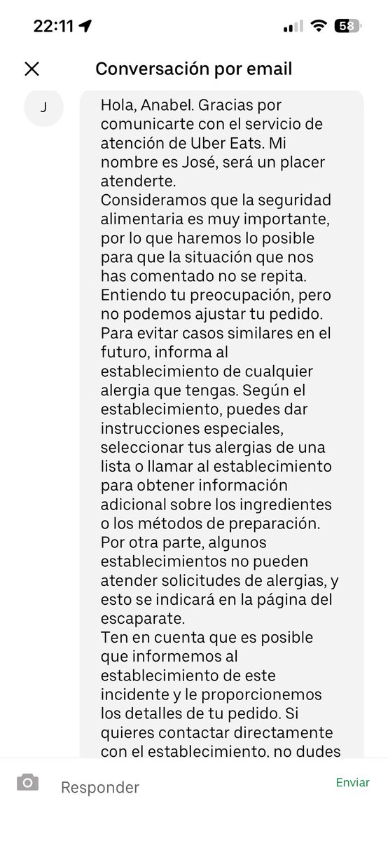 anabelpuma's tweet photo. @UberEats Cuidado que os pueden matar y les dará igual. VERGÜENZA. https://t.co/5GCN2HWIM9