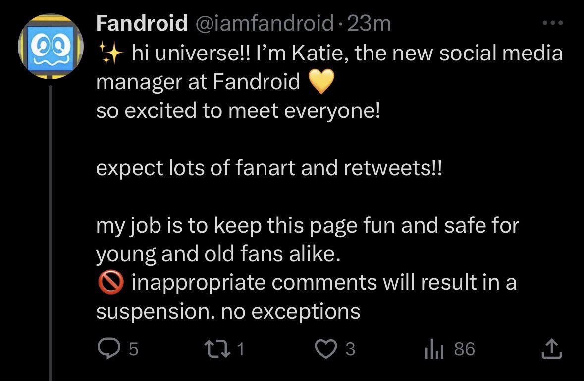 NotFandroid The Non-Musical Robot tweet media
