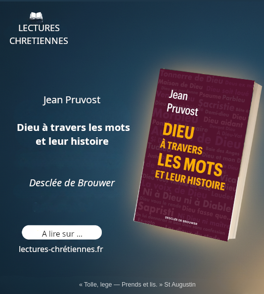 ReyserTh's tweet image. Dieu à travers les mots et leur histoire

Le livre de Jean Pruvost est passionnant ; il ravira les amateurs de  lettres, d’histoire littéraire et de culture religieuse. 

lectures-chrétiennes.fr

@DDBEDITIONS 
#Dieu #Christianisme