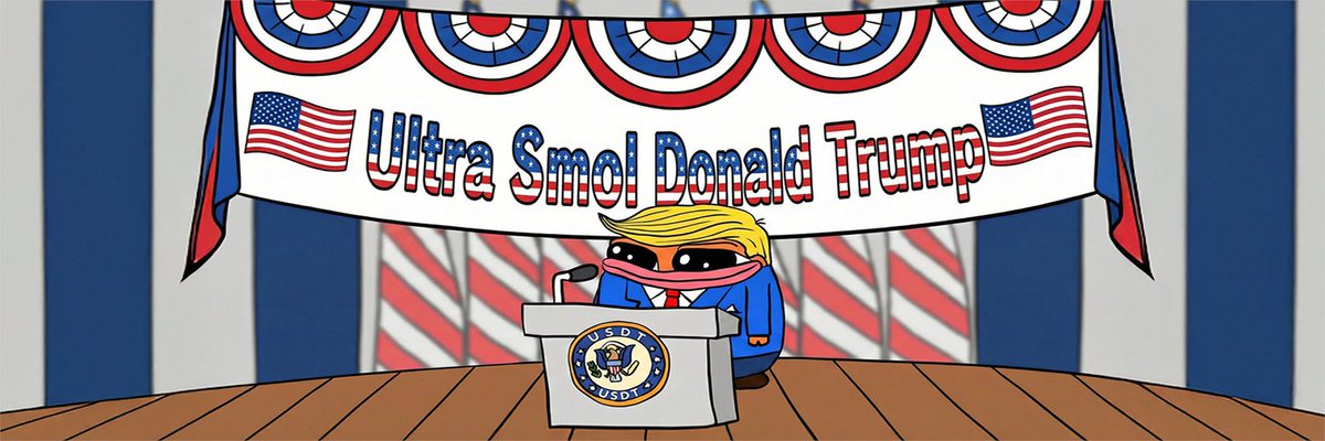 We have officialy revamped SmolPrez to

Ultra Smol Donald Trump

CA:
ACGav9kpLLDe3RMWZkj3EzWxmmVwY6Q9S1zUJ2VRbonk

We are making the trenches great again $USDT
