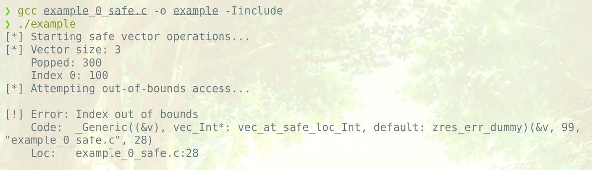 zuhaitz_dev's tweet image. The bad thing of the macro magic is that... "vec_at_safe(&amp;amp;v, 99)" becomes:

_Generic((&amp;amp;v), vec_Int*: vec_at_safe_loc_Int, default: zres_err_dummy)(&amp;amp;v, 99, "example_0_safe.c", 28)