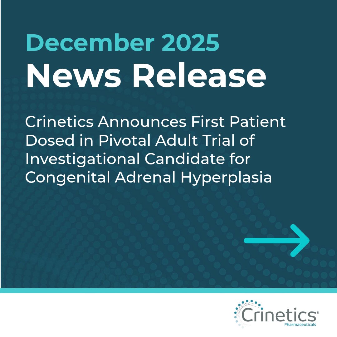 Crinetics Pharmaceuticals tweet media