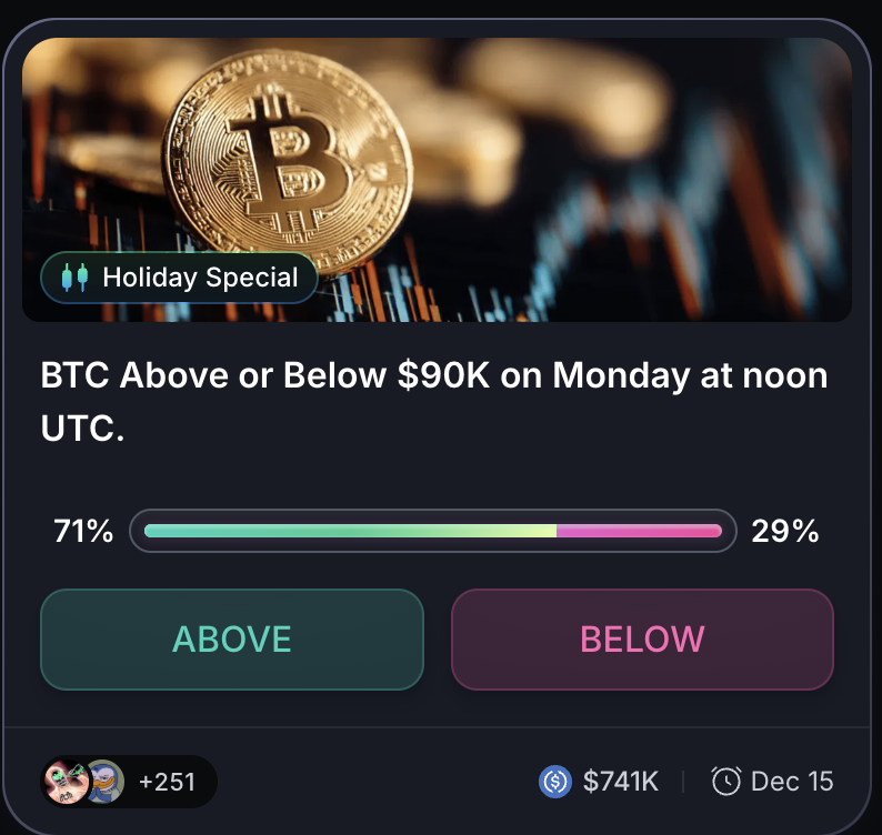 Gee__Gazza's tweet photo. Ah yes there you are. "Holiday Special" market...

Just to boost that volume.

Prepare for another spike in fake volume they'll be celebrating by the end of the month. They wouldn't want to lose face that their product actually has pennies in volume otherwise. https://t.co/z4yFGPuBaL